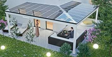 Der mit dem Solardach erzeugte Strom wird im eigenen Haus kostenfrei genutzt Foto: djd/www.carporte.de Der mit dem Solardach erzeugte Strom wird im eigenen Haus kostenfrei genutzt Foto: djd/www.carporte.de