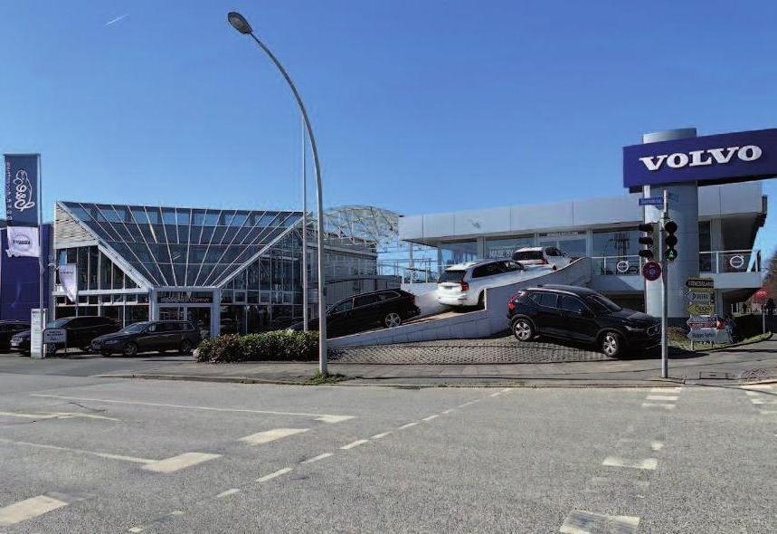 Der neue Standort auf der Kieler Automeile, das B&E Autocentrum in Suchskrug. Foto: B & E  Der neue Standort auf der Kieler Automeile, das B&E Autocentrum in Suchskrug. Foto: B & E