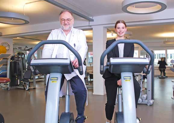 Experten für Prävention und Reha: Dr. Horst Danner und Mailyn Kröger Experten für Prävention und Reha: Dr. Horst Danner und Mailyn Kröger