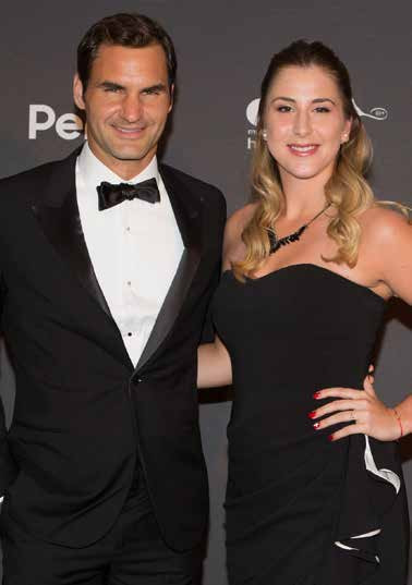 Jahreswechsel in Perth, Roger Federer feierte ihn mit Partnerin Belinda Bencic. (Foto: Jürgen Hasenkopf) Jahreswechsel in Perth, Roger Federer feierte ihn mit Partnerin Belinda Bencic. (Foto: Jürgen Hasenkopf)