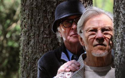 Fred Ballinger (Michael Caine) und sein Freund Mick Boyle (Harvey Keitel) FOTO: GIANNI FIORITO