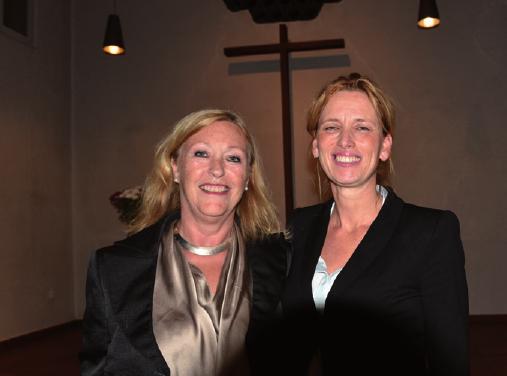 Die Bürgerschaftsabgeordneten Anne Krischok (SPD) und Karin Prien (CDU) hatten gemeinsam zum Gespräch in die Rissener Johanneskirche geladen