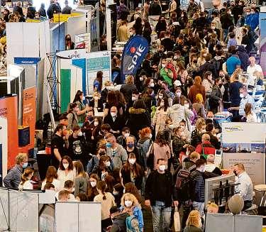 So gut besucht war der Hamburger Karrieretag am 26. April dieses Jahres Fotos: Jobwoche So gut besucht war der Hamburger Karrieretag am 26. April dieses Jahres Fotos: Jobwoche