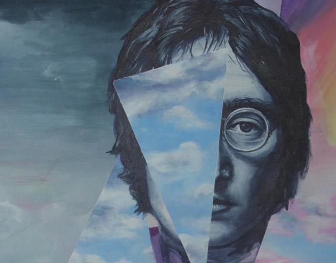 John Lennon, gemalt von Nora Twest