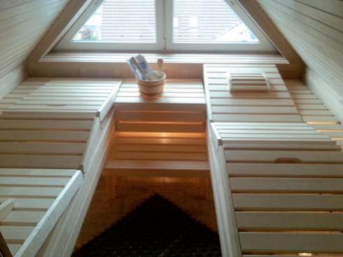 Schwitzen in der eigenen Sauna