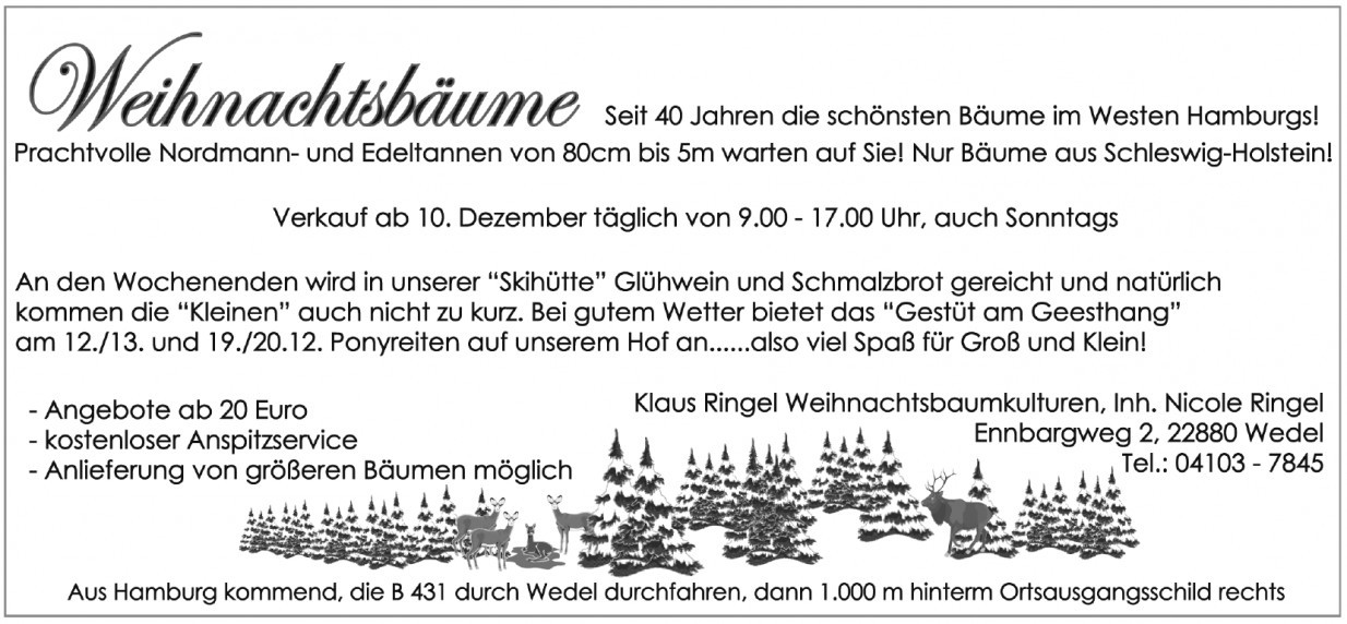 Klaus Ringel Weihnachtsbaumkulturen, Inh. Nicole Ringel