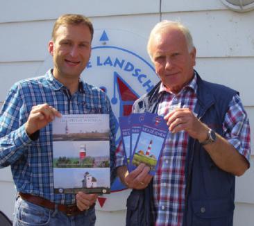 Matthias Bunzel (Geschäftsstellenleiter der Maritimen Landschaft Unterelbe) und Helge Staack (IG Seezeichen)
