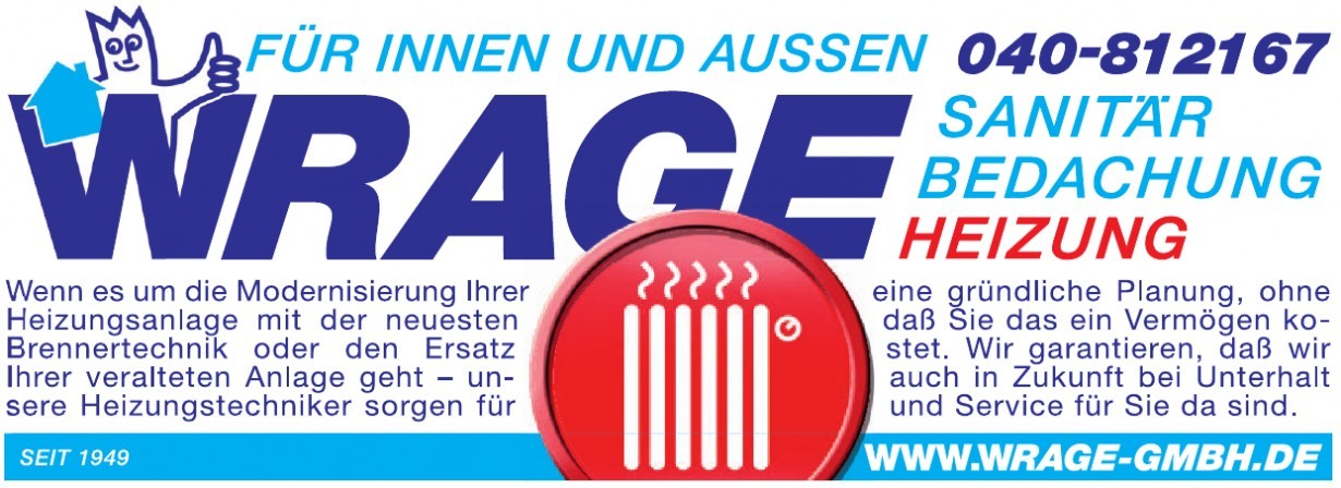 WRAGE SANITÄR, BEDACHUNG, HEIZUNG