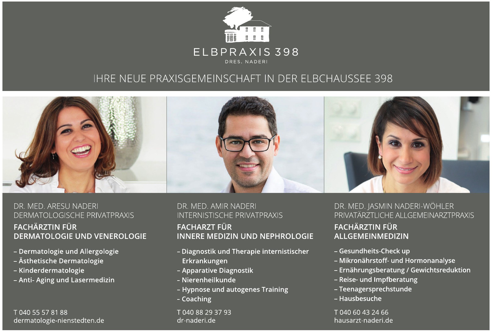 Dermatologische Privatpraxis Dr. med. Aresu Naderi