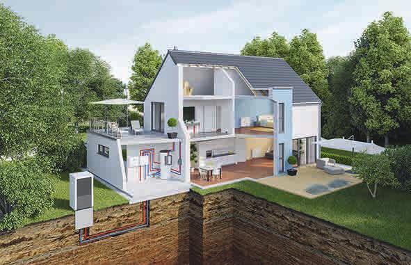 Mit dem Einbau einer Wärmepumpe, wie hier in der Skizze dargestellt, kann ein Hausbesitzer einen schönen Zuschuss vom Staat für die neue Heizung kassieren Foto: Brötje Mit dem Einbau einer Wärmepumpe, wie hier in der Skizze dargestellt, kann ein Hausbesitzer einen schönen Zuschuss vom Staat für die neue Heizung kassieren Foto: Brötje