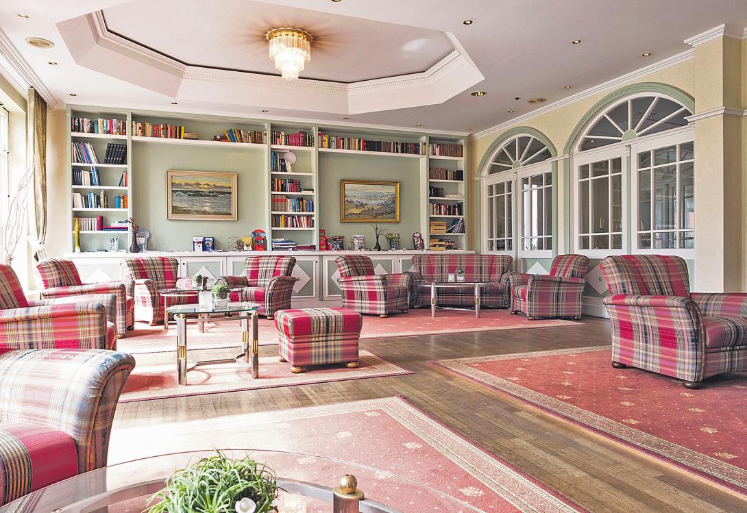 Raum zum Wohlfühlen: Hier kann man Platz nehmen und zur Ruhe kommen. Foto: Hotel Hohe Wacht Raum zum Wohlfühlen: Hier kann man Platz nehmen und zur Ruhe kommen. Foto: Hotel Hohe Wacht