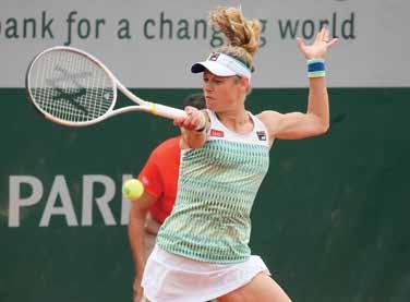 Laura Siegemund kommt nach ihren Verletzungen immer besser in Fahrt. Eine 6:4, 4:2 Führung in Runde 2 gegen Belinda Bencic konnte sie aber nicht nutzen. Foto: Jürgen Hasenkopf Laura Siegemund kommt nach ihren Verletzungen immer besser in Fahrt. Eine 6:4, 4:2 Führung in Runde 2 gegen Belinda Bencic konnte sie aber nicht nutzen. Foto: Jürgen Hasenkopf