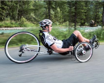 Das ICE Fat-Trike macht auch vor schwerem Gelände nicht halt