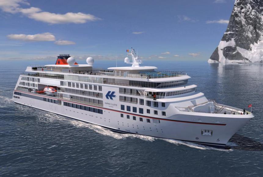 Die neuen Expeditionsschiffe von Hapag-Lloyd Cruises werden in der Arktis, der Antaktis und dem Amazonas eingesetzt