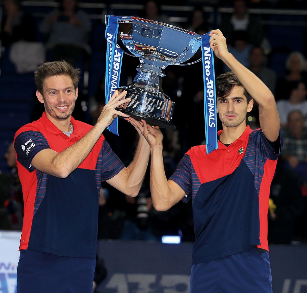 ATP Doppel Weltmeister 2019: Nicolas Mahut (l.) und Pierre Herbert. Foto: Jürgen Hasenkopf ATP Doppel Weltmeister 2019: Nicolas Mahut (l.) und Pierre Herbert. Foto: Jürgen Hasenkopf