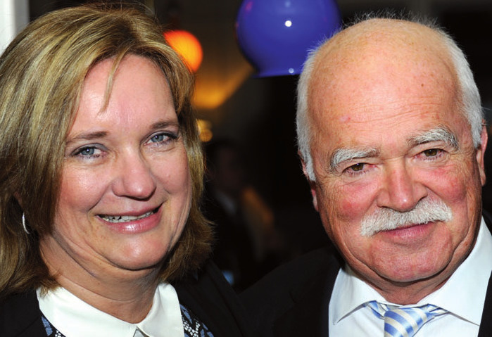Eva und Peter Gauweiler im Louis C. Jacob
