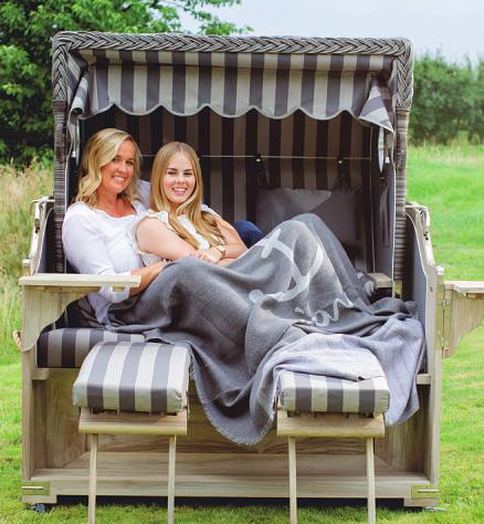 Die Strandkörbe werden möglichst nachhaltig produziert Die Strandkörbe werden möglichst nachhaltig produziert