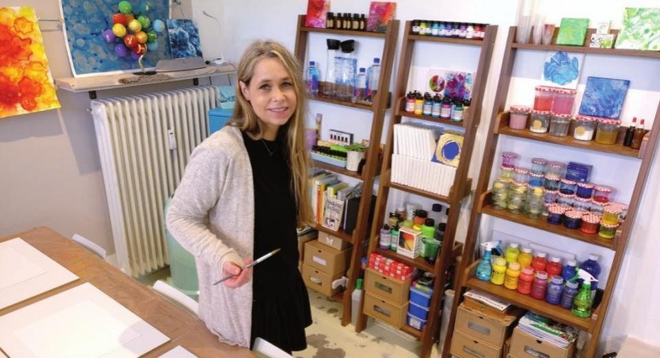 Kathrin Hofstötter lässt ihrer Kreativität freien Lauf