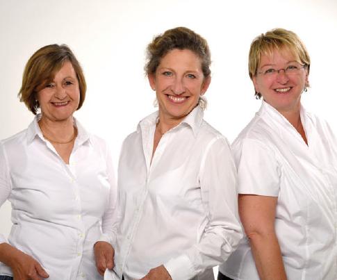 Dr. Christa Wilcke (Mitte) und ihr Team
