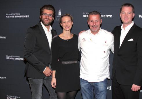 Gastgeber Gunnar Henke, Nathalie Dunger, Karlheinz Hauser und Christian Dunger, FOTO: © HEIKE ROSS