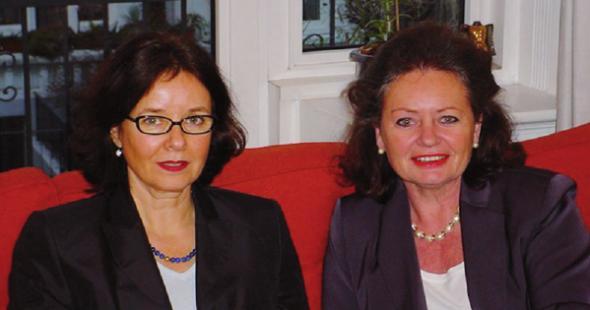 Maryke van de Sand und Gisela Suding