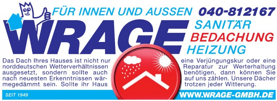 WRAGE SANITÄR, BEDACHUNG, HEIZUNG