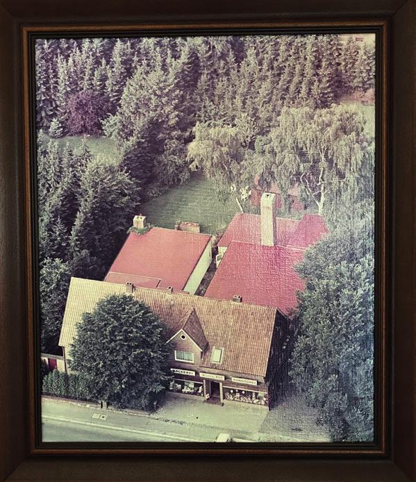 Luftbild: die Bäckerei um 1980. Fotos: Nitt Luftbild: die Bäckerei um 1980. Fotos: Nitt