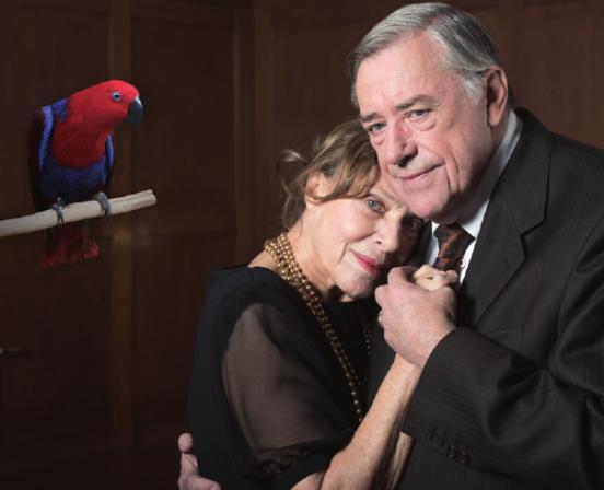 Karin Nennemann und Wilfried Dziallas als Fermina und Florentino FOTO: G2 BARANIAK