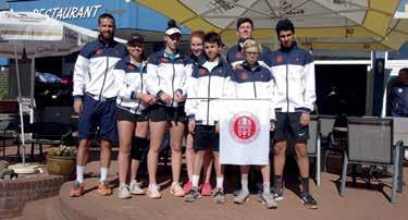 Die Hamburger Cilly-Aussem und Henner-Henkel Mannschaft in Berlin. Die Hamburger Cilly-Aussem und Henner-Henkel Mannschaft in Berlin.