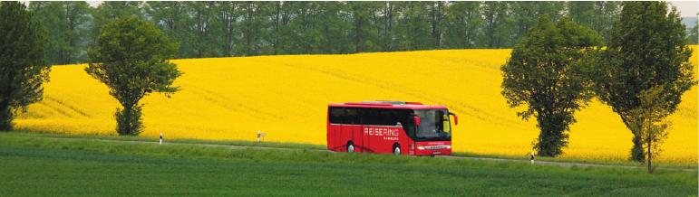 Bequem reisen mit den Bussen von Reisering