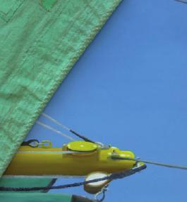 Maritime Kunst mit Segeln
