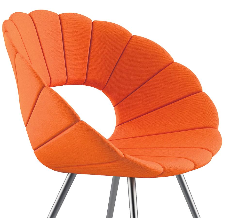 Bunter sitzen: Stuhl „Flower“ (Tonon). FOTOS: PR Bunter sitzen: Stuhl „Flower“ (Tonon). FOTOS: PR