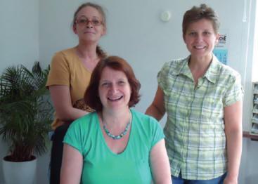 Diana Rabe, Dorinna Schmidt und Britta Fritsch von Tag & Nacht