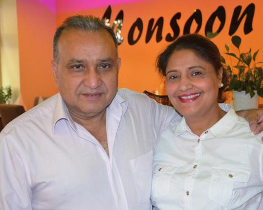 Vijay Shamsher Singh und seine Frau Inderjit Kaur