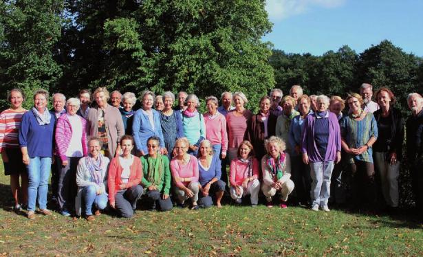 Die Mitglieder des Cantus Blankenese