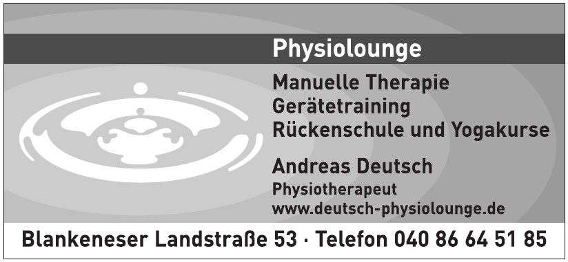 Andreas Deutsch, Physiotherapeut