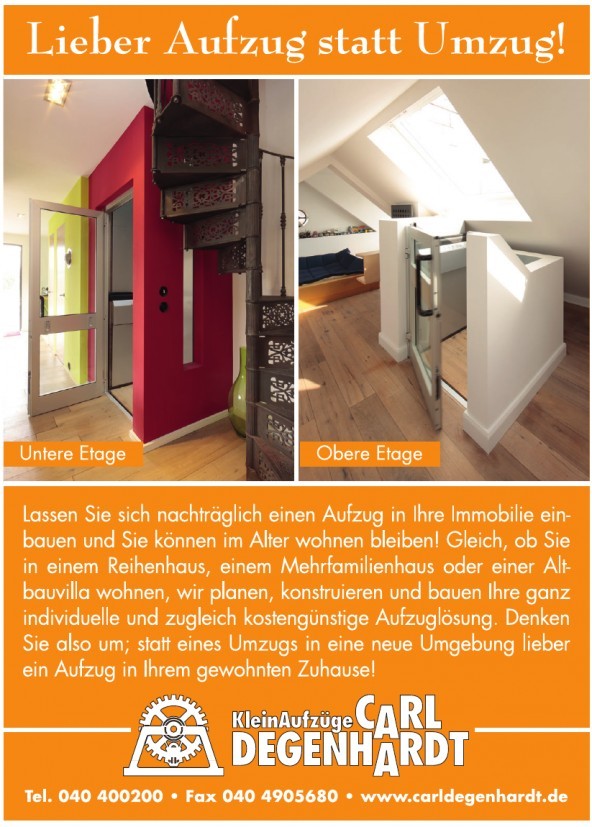 Klein Aufzüge Carl Degenhardt