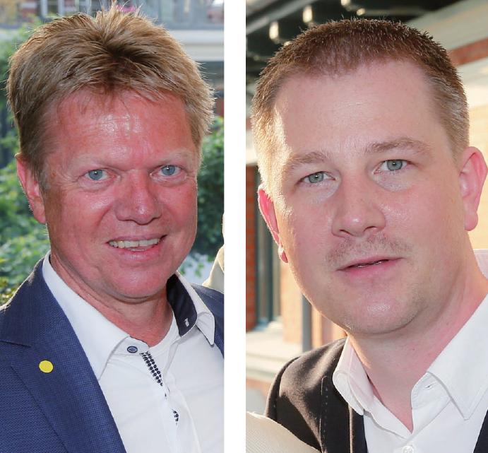 Thomas Hinsch (Haspa) und Christian Dunger (WDI Media)