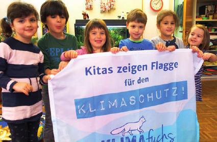 Auch die Kinder aus dem Montessori Kinderhaus in Schenefeld nahmen am klimafreundlichen Frühstück teil FOTO: RALF THIELEBEIN