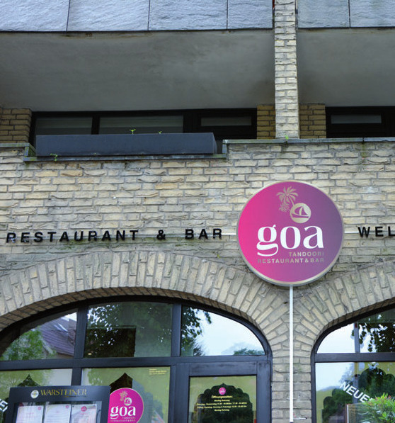 Das Restaurant „Goa“ an der Dockenhudener Straße