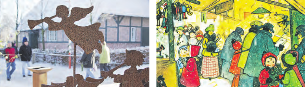 Lebendige Tradition: Weihnachtsmarkt der Kunsthandwerker am Kiekeberg Foto: Freilichtmuseum Kiekeberg Lebendige Tradition: Weihnachtsmarkt der Kunsthandwerker am Kiekeberg Foto: Freilichtmuseum Kiekeberg