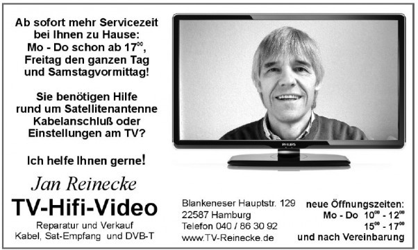 Jan Reinecke TV - Hifi - Video