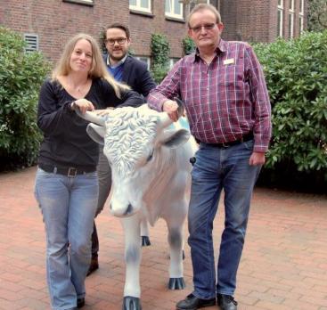Claudia Reinhard von Wedel Marketing, Christian Sinn von elbmenschen und Holger Franck von der Stadt Wedel