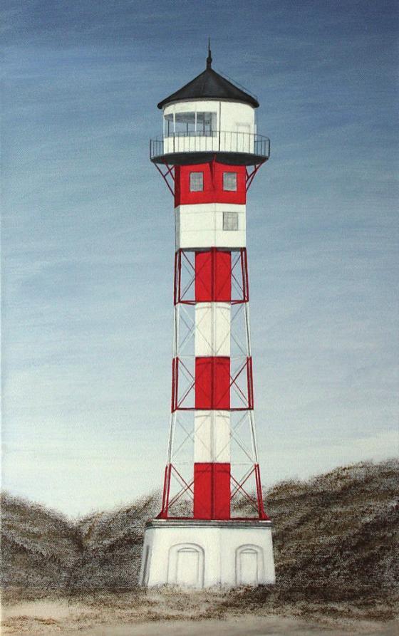 Der Leuchtturm in Wittenbergen