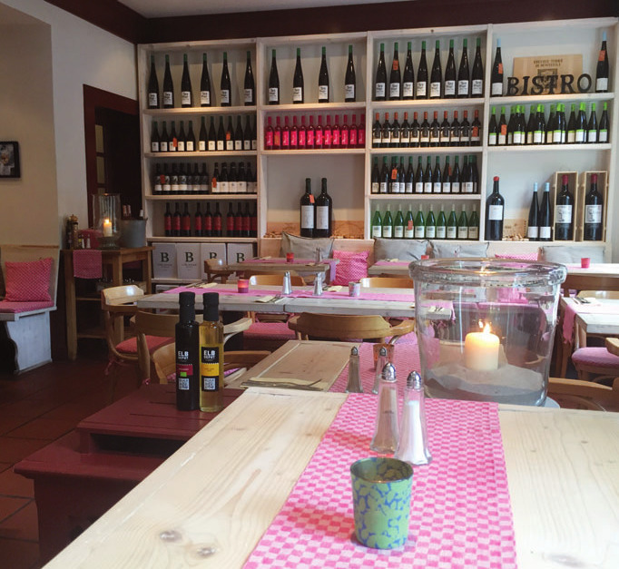 Das Bistro Elbwein in Blankenese