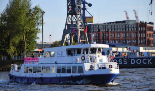 Die „Kleine Freiheit“ fährt täglich zwischen Landungsbrücken und Blankenese FOTO: FRS HANSEFERRY/PETER JOHANNSEN