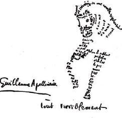 „Calligramme“ von Guillaume Apollinaire