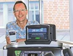 Oliver Greve zeigt es: Persönlicher, interaktiver Trainingsplan über die Persystema App Foto: Palapies Oliver Greve zeigt es: Persönlicher, interaktiver Trainingsplan über die Persystema App Foto: Palapies