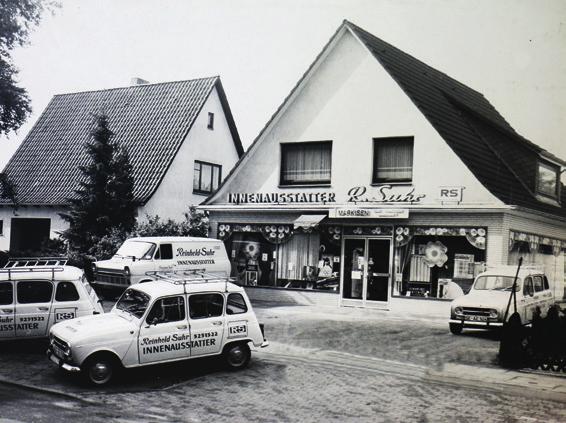 Das historische Bild zeigt das erste Ladengeschäft in der Gründerzeit 1962, nur wenige Grundstücke entfernt vom heutigen Firmensitz am Alten Kirchenweg. Fotos: Rahn/pr Das historische Bild zeigt das erste Ladengeschäft in der Gründerzeit 1962, nur wenige Grundstücke entfernt vom heutigen Firmensitz am Alten Kirchenweg. Fotos: Rahn/pr