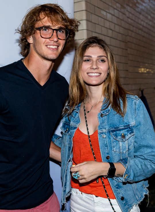 Alexander Zverev und Freundin Olga Sharypova. Foto Alexander Scheuber/ Hamburg European Open     Alexander Zverev und Freundin Olga Sharypova. Foto Alexander Scheuber/ Hamburg European Open